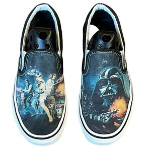 Vans x Star Wars A New Hope Movie Poster Sneakers Leia Vadar Skywalker Womens 6